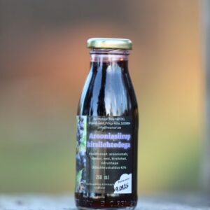 Arooniasiirup kirsilehtedega 250ml