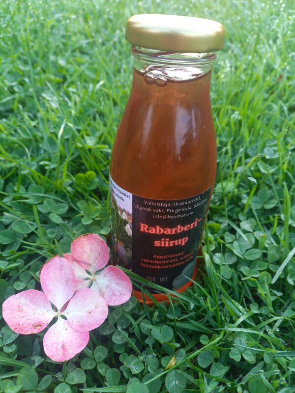 Rabarberi siirup 250ml